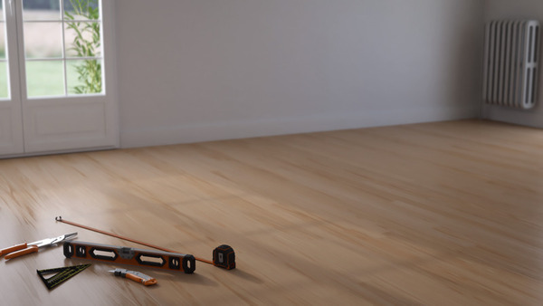 Lame PVC clipsable  l. 15 x L. 93,5 cm. Ép. 3,2 mm - Brico Dépôt