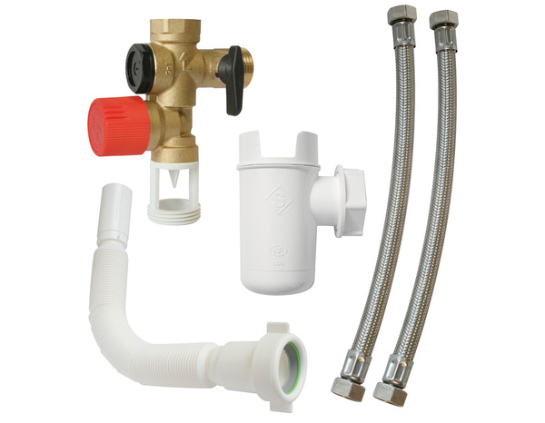 Kit de sécurité inox pour chauffe-eau - Brico Dépôt