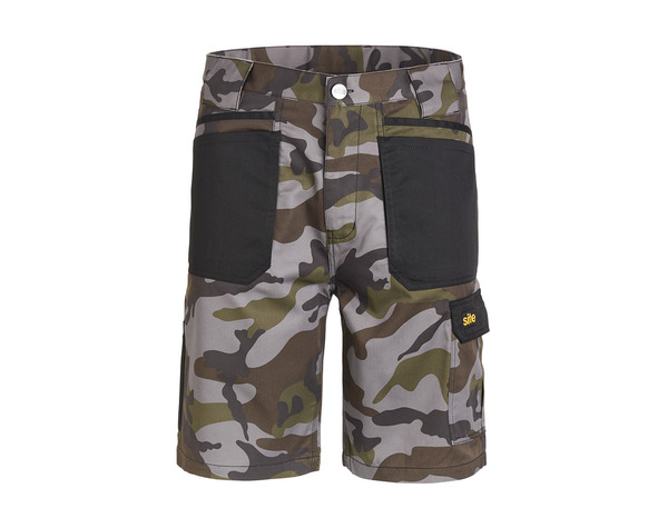 Short camouflage 65% polyester 35% coton. Taille 44  - Brico Dépôt