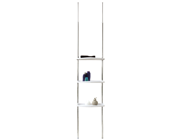 Etagère douche telescopique "Evo" blanc chromé - Brico Dépôt