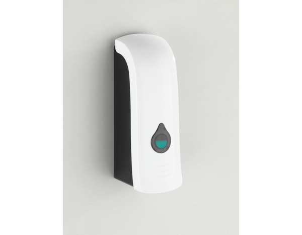 Distributeur savon blanc - P. 8 cm x H. 25,5 cm x l. 20 cm - Brico Dépôt