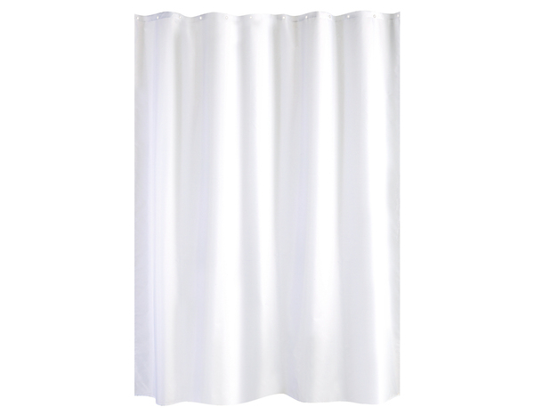 Rideau de douche "Trendy" blanc 180 x 200 cm - Brico Dépôt