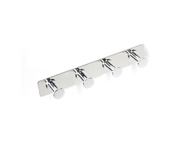 Patère à fixer "Kaly" chromé - 4 têtes - Brico Dépôt