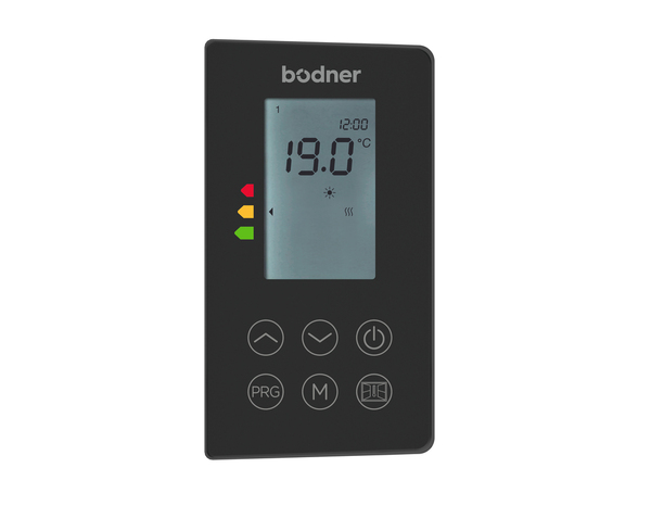 Radiateur céramique à inertie sèche vertical "Meilla" anthracite - 1 500 W - Brico Dépôt