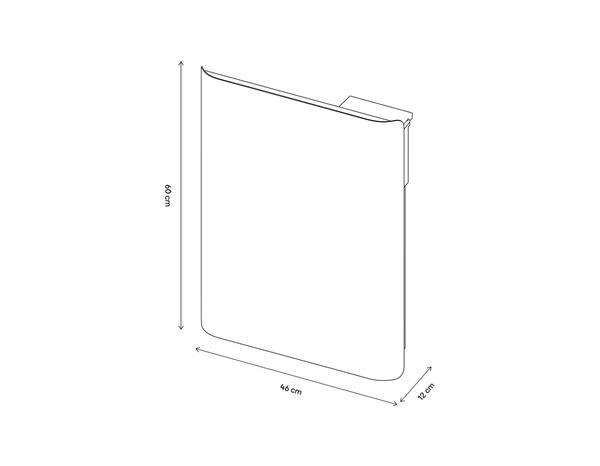 Radiateur à double cœur de chauffe "Terencia" - 1 000 W - Brico Dépôt