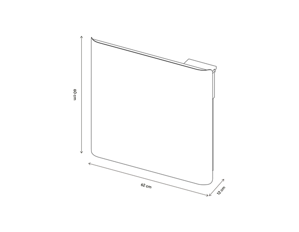 Radiateur à double cœur de chauffe "Terencia" - 1 500 W - Brico Dépôt