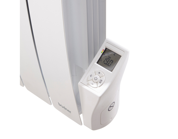 Radiateur galbé à inertie fluide "Vlada" - 1 800 W - Brico Dépôt