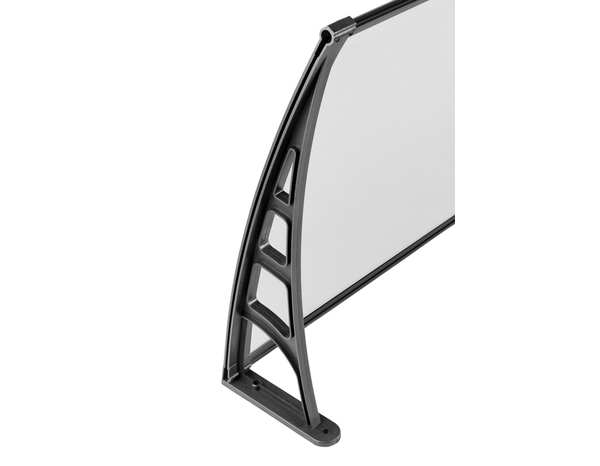 Marquise transparente en polycarbonate "Clear" 120 x 70 cm - Brico Dépôt