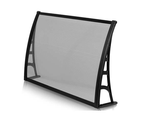 Marquise transparente en polycarbonate "Clear" 120 x 70 cm - Brico Dépôt