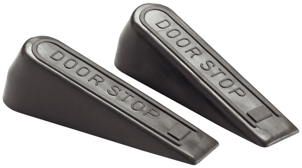 2 cales bloc-portes en plastique marron - Brico Dépôt