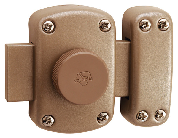 Verrou à bouton "Pluton" - Assa Abloy - Brico Dépôt