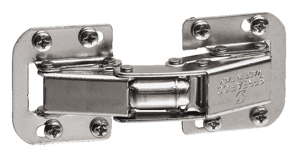 2 charnières invisibles à ressort en acier zingué - Handix - Brico Dépôt