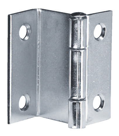 2 charnières à lame coudée en acier nickelé 40x16 mm - Handix - Brico Dépôt