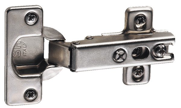 2 charnières invisibles à ressort acier zingué pour meubles et caissons - Handix - Brico Dépôt