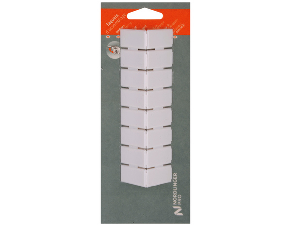 Lot de 16 taquets blanc pour dressing  - Brico Dépôt