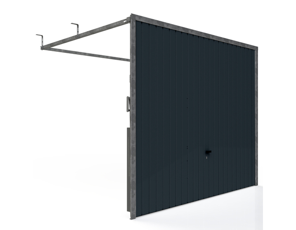 Porte de garage basculante 200 x 240 cm grise - GoodHome - Brico Dépôt