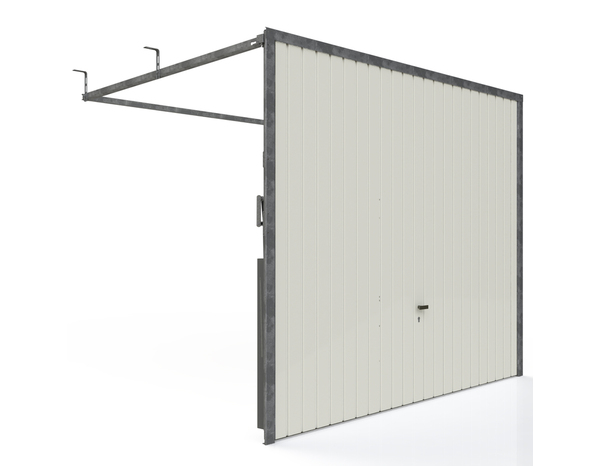 Porte de garage basculante 200 x 240 cm blanche - GoodHome - Brico Dépôt