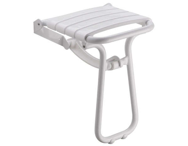 Siège de douche à fixer - P. 38,2 cm. H. 50 cm. l. 36,4 cm - Brico Dépôt