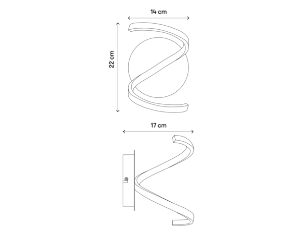 Applique murale LED "Pegmati" - 400 lm - GoodHome - Brico Dépôt
