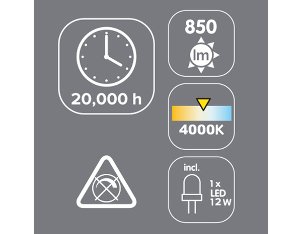 Spot encastrable LED "Octave - 850 lm - 10 W - Colours - Brico Dépôt