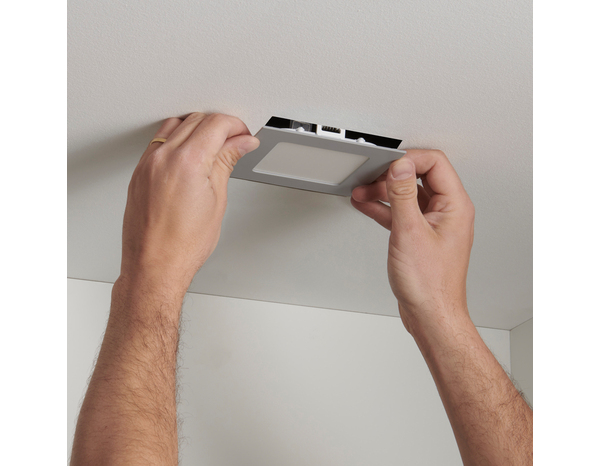 Spot LED"Octave" argent IP20 - 380 lm - 12 cm - Colours - Brico Dépôt