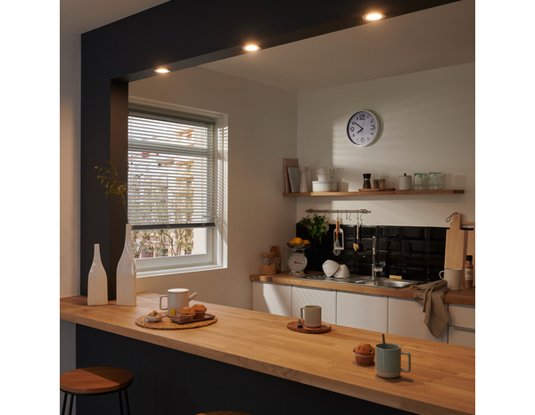 Lot de 3 spots LED "Thorold" argent IP20 - 500 lm - Colours - Brico Dépôt