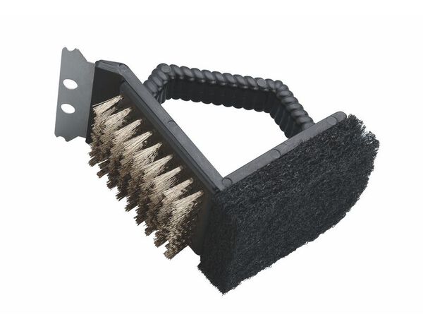 Brosse nettoyante et racloir pour barbecue - Brico Dépôt