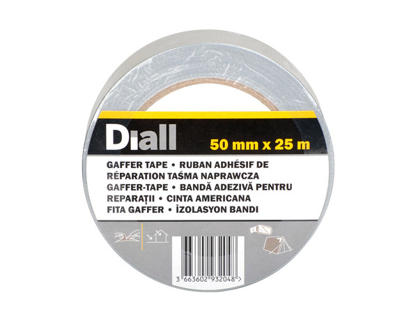Ruban adhésif de réparation gris 50 mm x 25 m - Diall - Brico Dépôt