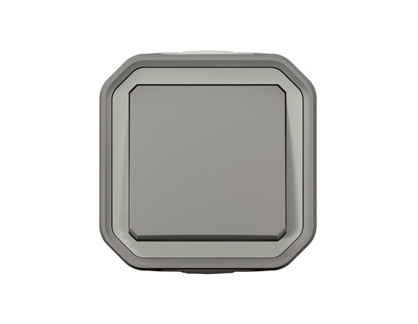 Interrupteur va-et-vient "Plexo" complet saillie - Gris - Legrand - Brico Dépôt