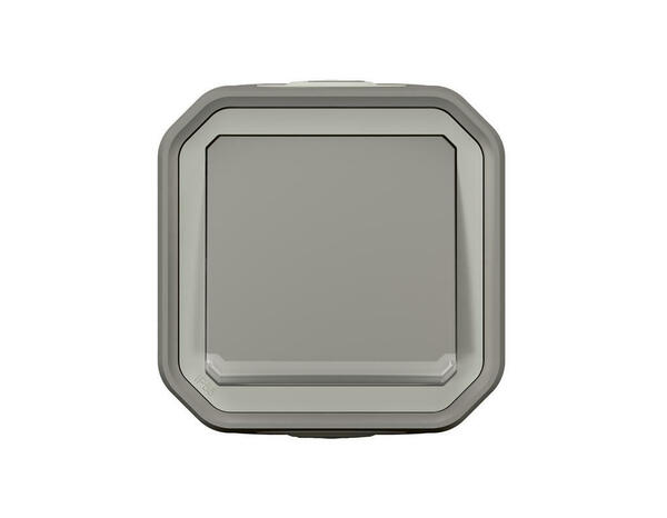 Poussoir NO lumineux "Plexo" complet saillie - Gris - Legrand - Brico Dépôt