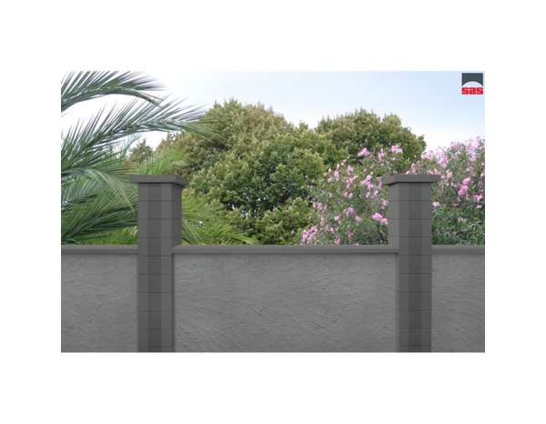 Chaperon plat anthracite béton - L. 100 cm x l. 30 cm x Ép. 4 cm - Brico Dépôt