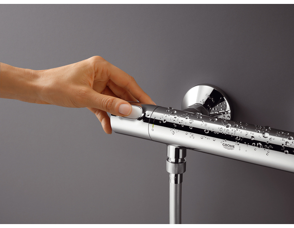 Mitigeur douche thermostatique "Precision Flow" - Grohe - Brico Dépôt