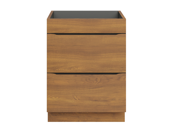 Meuble sous vasque à poser effet noyer "Idalie" L. 60 x H. 82 x P. 45 cm - Cooke and Lewis - Brico Dépôt