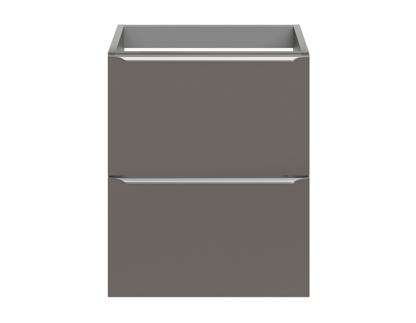 Meuble sous vasque à suspendre gris taupe "Idalie" L. 50 x H. 60 x P. 36 cm - Cooke and Lewis - Brico Dépôt