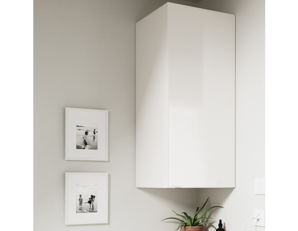 Rangement mural blanc Idalie L. 40 x H. 90 x P. 36 cm - Cooke and Lewis - Brico Dépôt