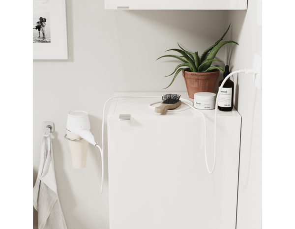 Rangement mural blanc Idalie L. 40 x H. 90 x P. 36 cm - Cooke and Lewis - Brico Dépôt