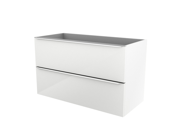 Meuble sous vasque à suspendre blanc Idalie L. 100 x H. 60 x P. 45 cm - Cooke and Lewis - Brico Dépôt