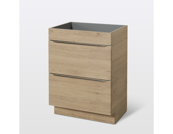 Meuble sous vasque à poser chêne Idalie L. 60 x H. 82 x P. 45 cm - Cooke and Lewis - Brico Dépôt