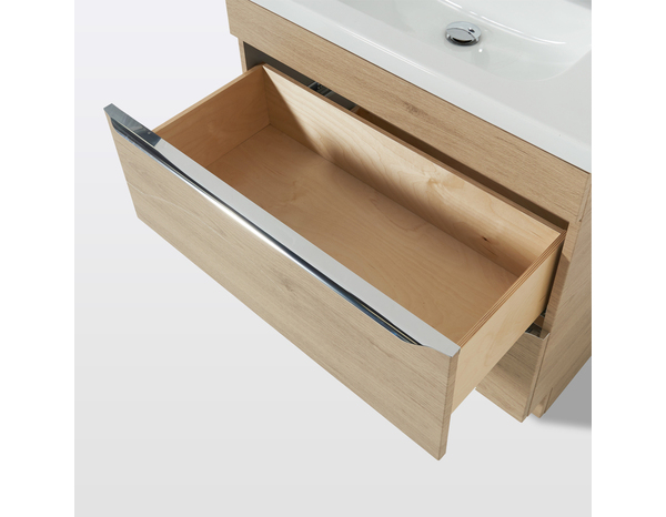 Meuble sous vasque à poser chêne Idalie L. 80 x H. 82 x P. 45 cm - Cooke and Lewis - Brico Dépôt