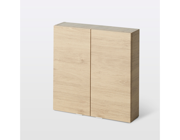 Rangement mural chêne Idalie L. 60 x H. 60 x P. 15 cm - Cooke and Lewis - Brico Dépôt