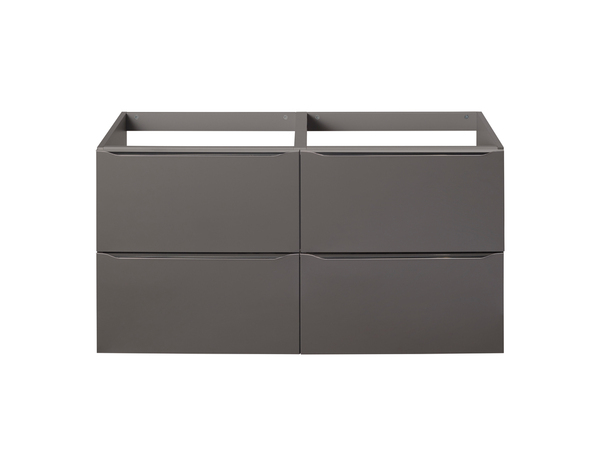 Meuble sous vasque double à suspendre gris taupe Idalie L. 120 x H. 60 x P. 45 cm - Cooke and Lewis - Brico Dépôt