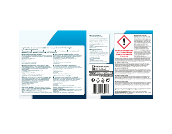 Lot de 2 galets de recharge pour absorbeur d'humidité - Blyss - Brico Dépôt