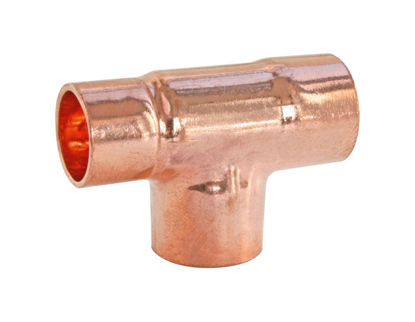 Lot de 2 tés réduit à souder Ø 16-12-16 mm - Somatherm - Brico Dépôt