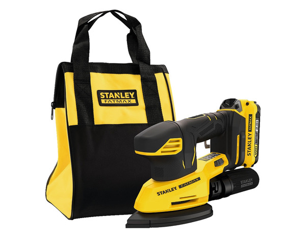 Ponceuse de finition V20 18 V + 1 batterie 2 Ah - Stanley Fatmax - Brico Dépôt
