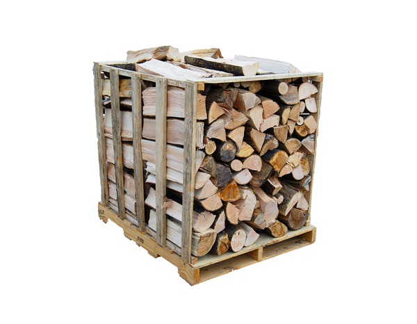 Bois de chauffage bûches de 30 cm - 1,2 m³,  taux d'humidité : <23% - Brico Dépôt