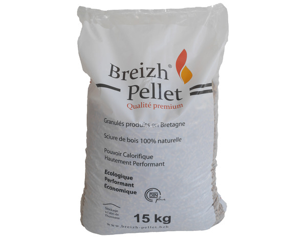 Granulés de bois DINplus - Sac de 15 kg - Brico Dépôt