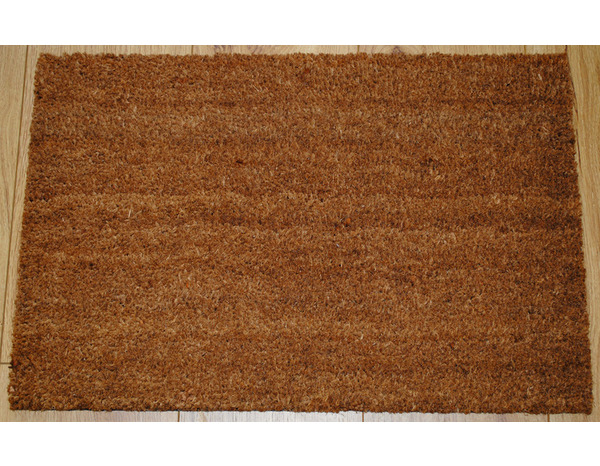 Tapis coco écru neutre pour entrée anti-glissant, 40 x 60 cm - Brico Dépôt