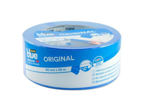 Scotch de masquage bleu multi-surfaces 48 mm x 55 m - Brico Dépôt