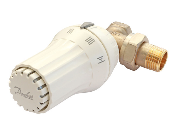 Kit complet vanne de radiateur thermostatique équerre 1/2" 6520 - Chantier - Brico Dépôt