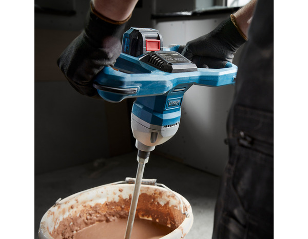 Malaxeur sans fil 18 V - poignée souple - Erbauer - Brico Dépôt